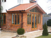 oak conservatory and windows
